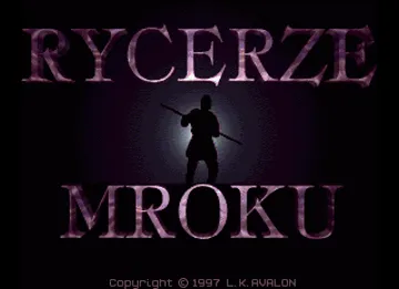 Rycerze Mroku_Disk1 screen shot title